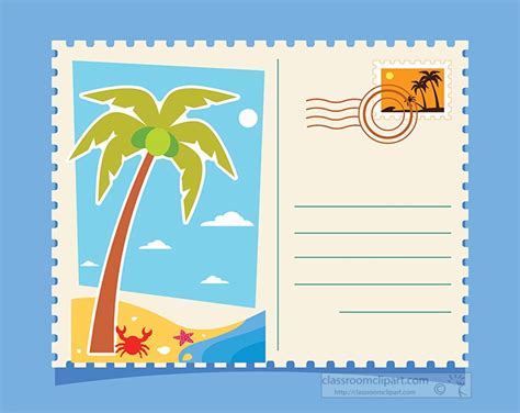 postcard clip art